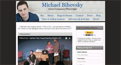 Desktop Screenshot of michaelbihovsky.com