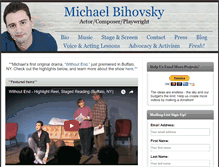 Tablet Screenshot of michaelbihovsky.com